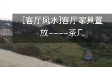 [客厅风水]客厅家具置放----茶几