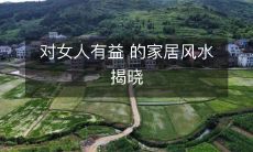 对女人有益 的家居风水揭晓