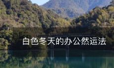 白色冬天的办公然运法