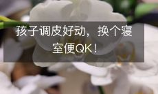 孩子调皮好动,换个寝室便QK!