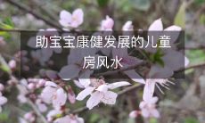 助宝宝康健发展的儿童房风水