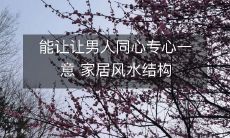 能让让男人同心专心一意 家居风水结构