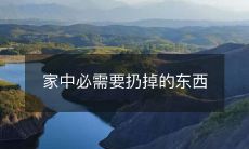 家中必需要扔掉的东西