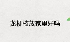 龙柳枝放家里好吗 有哪些禁忌