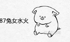 83年猪男和87兔女水火相配吗