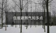 住屋避煞气知多点