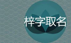 梓字取名的寓意好吗 女孩叫什么名字好听