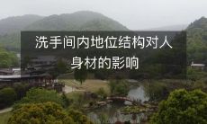 洗手间内地位结构对人身材的影响