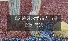 《环境风水学趋吉与避凶》节选