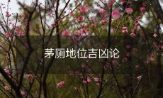 茅厕地位吉凶论