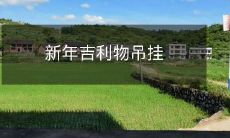 新年吉利物吊挂