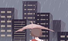 十二星座突遇大雨时的表现