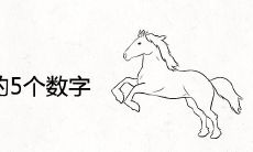 最旺属马的5个数字
