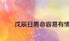 戊辰日男命容易有情人是真的吗