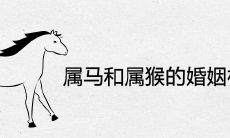 属马和属猴的婚姻相配吗