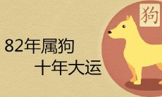 82年属狗十年大运怎么样